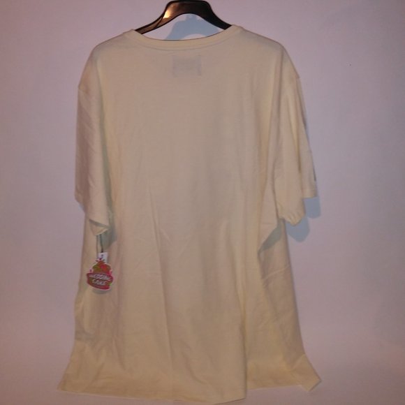 Wedding Cake Brand Mens T Shirt Cream Dont Panic its Organic Embroidered Graphic - Picture 12 of 13